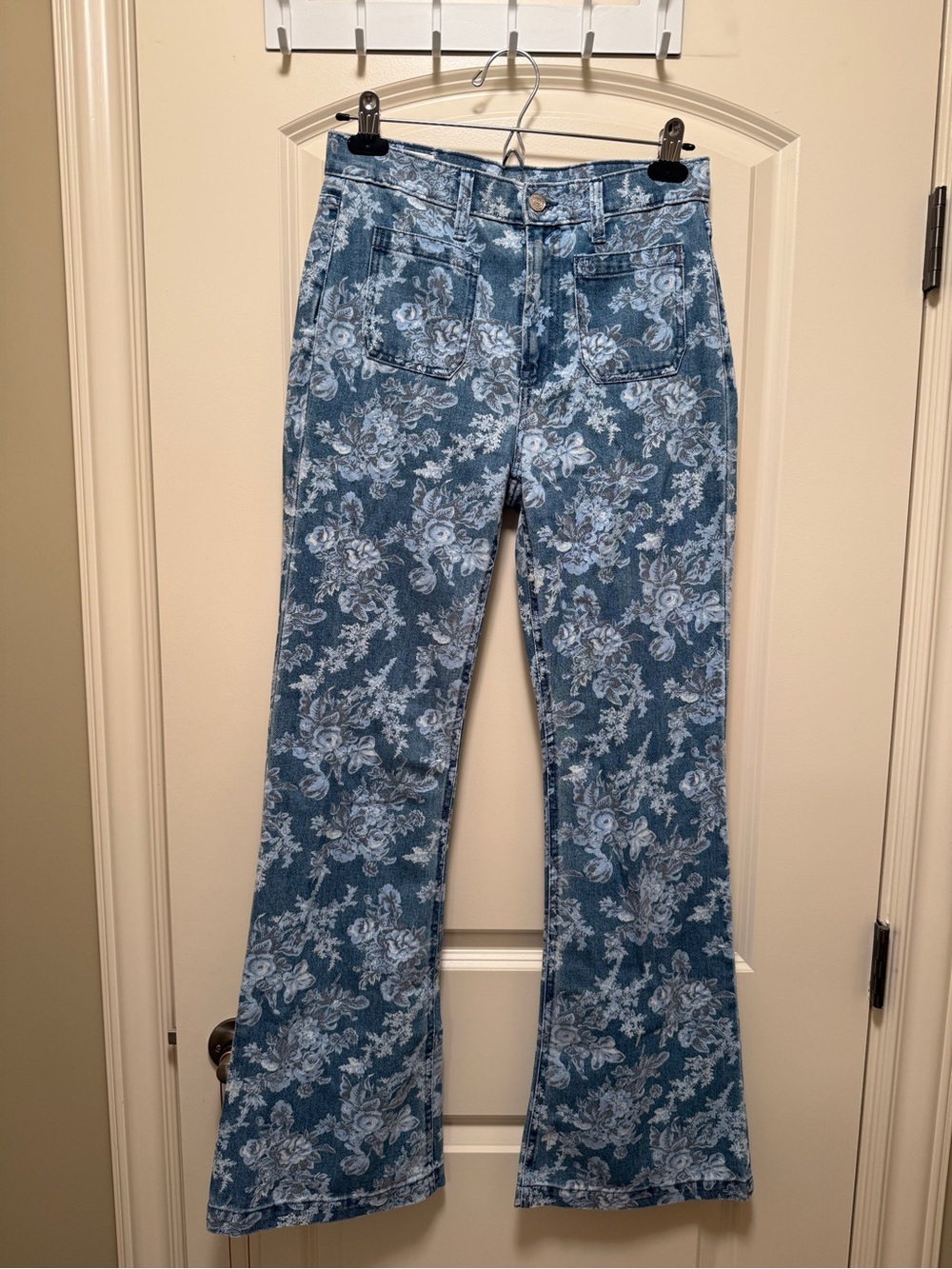 Gap X Loveshack Fancy Floral Print Flare Jeans